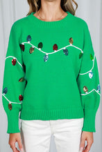 Load image into Gallery viewer, Christmas Lights Sweater
