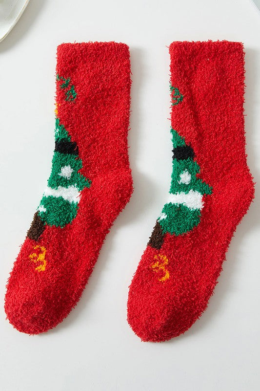 Christmas Fuzzy Socks