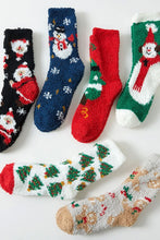 Load image into Gallery viewer, Christmas Fuzzy Socks
