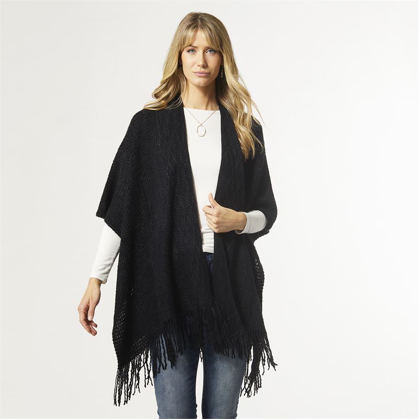 Elise Fringed Wrap