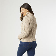 Load image into Gallery viewer, Vioila Cable Knit Turtleneck
