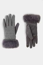 Load image into Gallery viewer, Fur Cuff Touchscreen Gloves
