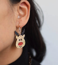 Load image into Gallery viewer, Santa&#39;s Reindeer Earrings

