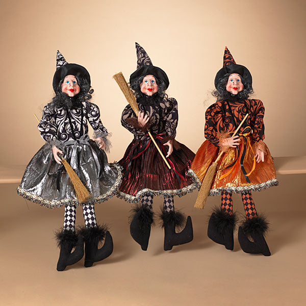Sitting Halloween Witch