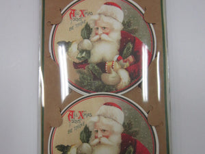 Joy Santa Paper Coasters