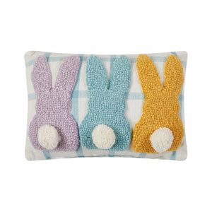 Bunny Poms Pillow