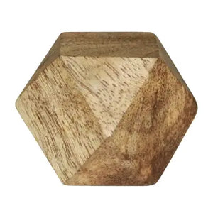 Wood Dodecahedron Object