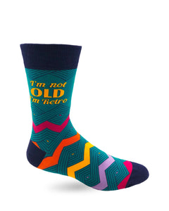 Not Old Retro Men's Socks