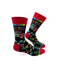 Load image into Gallery viewer, Festive As Fuck Men&#39;s Socks
