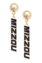 Load image into Gallery viewer, Missouri Tigers  Earrings
