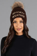 Load image into Gallery viewer, Whiskey Weather Pom Hat
