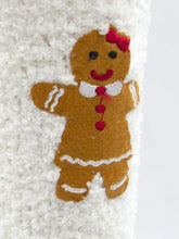 Load image into Gallery viewer, Fuzzy Gingerbread Socks
