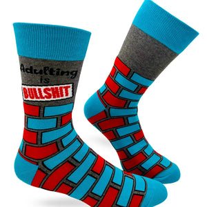 Men's Adulting Is Bullshit Socks