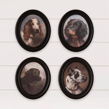 Load image into Gallery viewer, Round Framed Prints - Hunting Dogs
