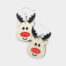 Load image into Gallery viewer, Santa&#39;s Reindeer Earrings
