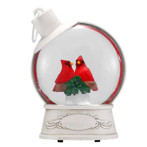 Cardinal Snow Globe Ornament