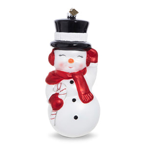 Snowman Blow Mold Ornament