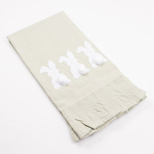 Bunny Ruffle Towel