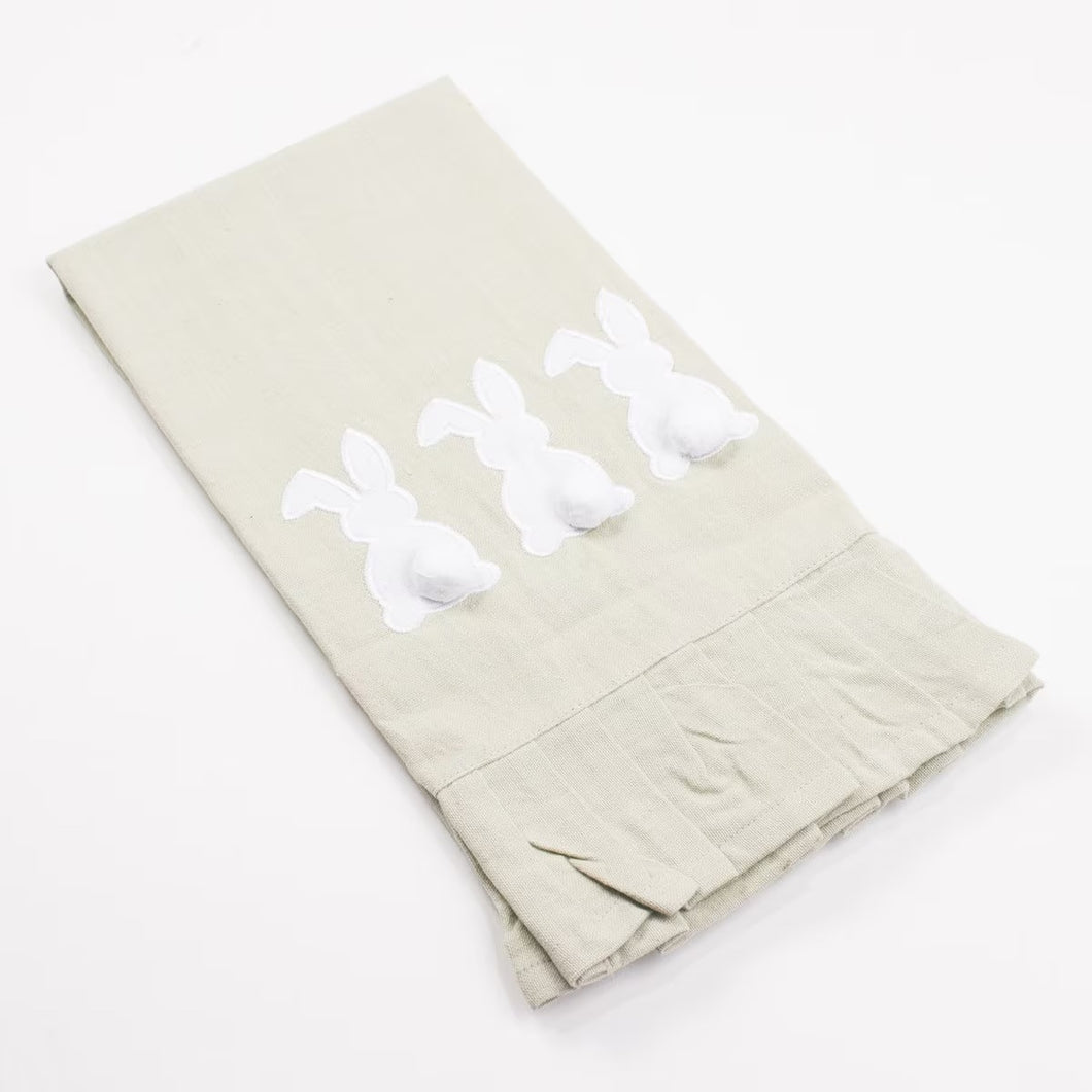 Bunny Ruffle Towel