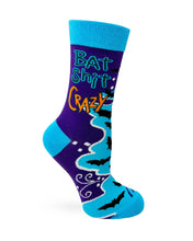 Load image into Gallery viewer, Bat Shit Crazy Ladie&#39;s Socks
