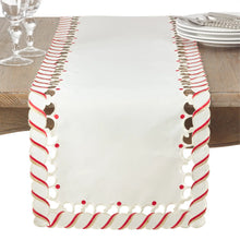 Load image into Gallery viewer, Candy Cane Candy Table Runner
