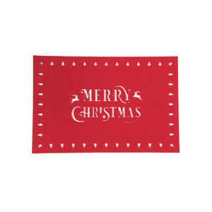 Merry Christmas Felt Placemat