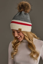 Load image into Gallery viewer, Sock Monkey Pom Hat
