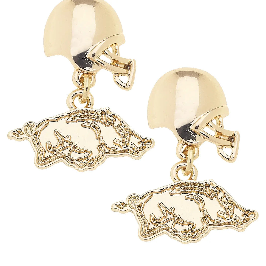 Razorback Football Earrings