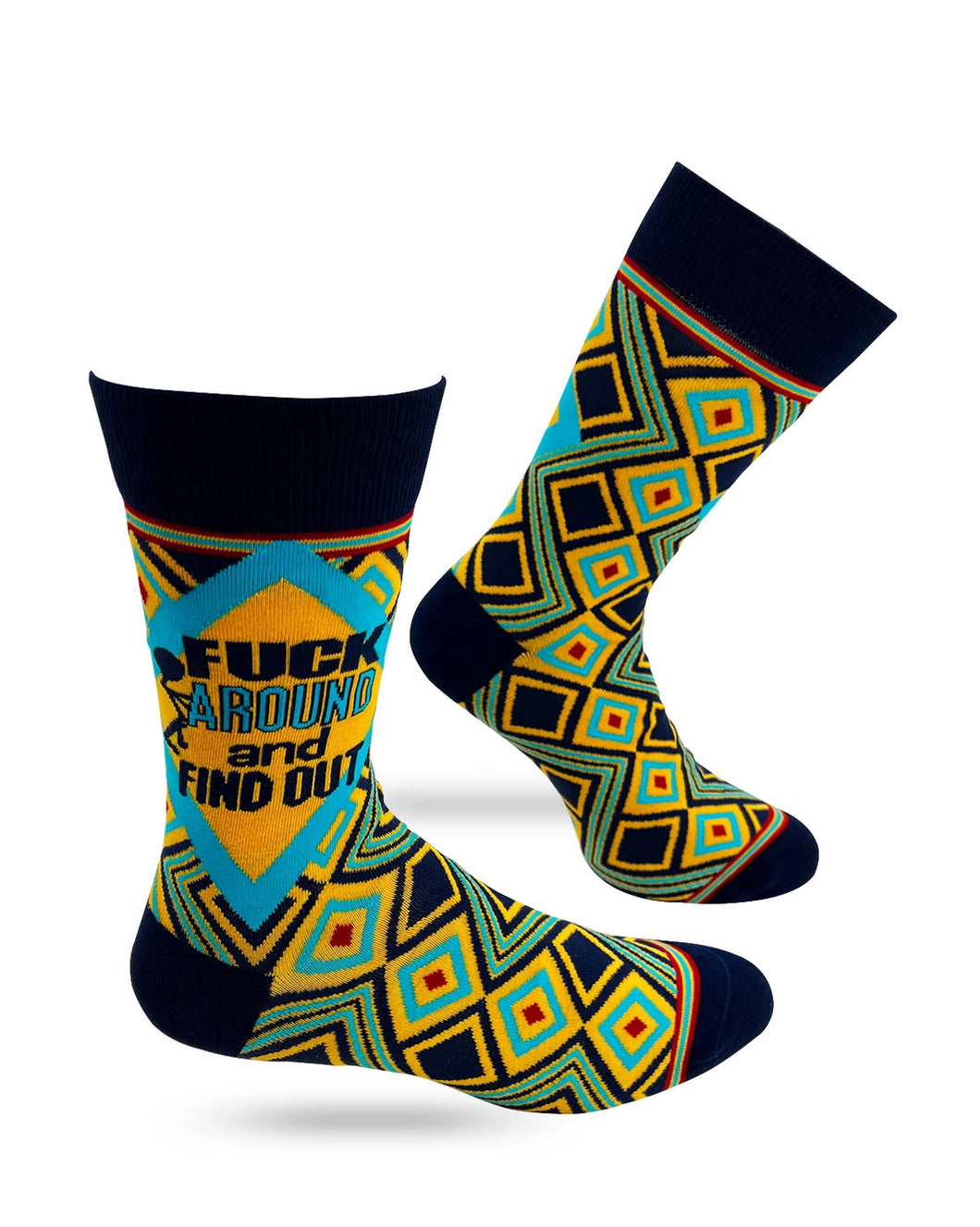 Fuck Around Mens Socks
