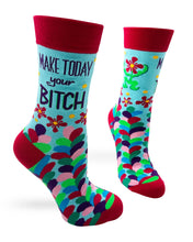 Load image into Gallery viewer, Make Today Your Bitch Ladie&#39;s Socks
