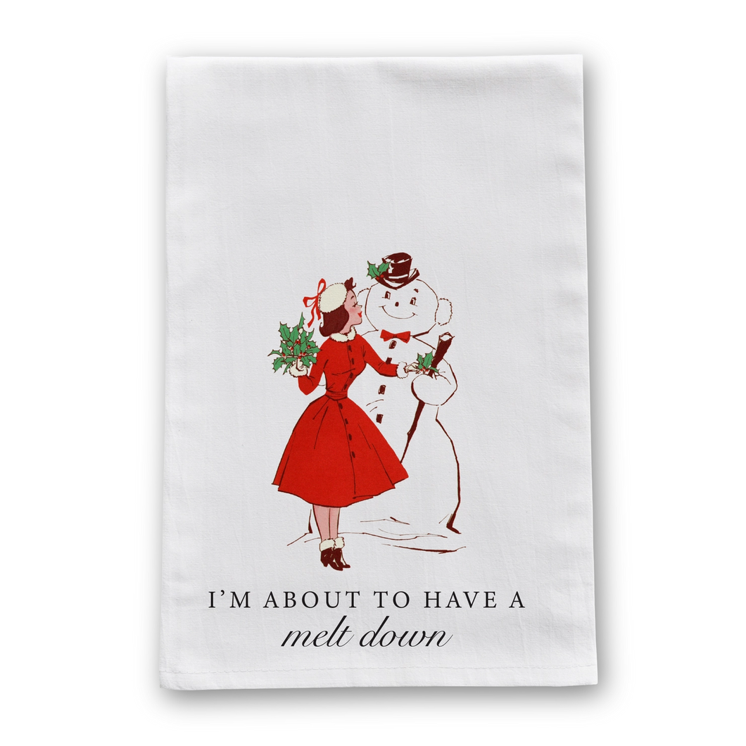 About To Have A Meltdown Towel