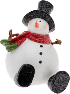 Cheerful Resting Snowman
