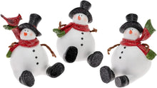 Load image into Gallery viewer, Cheerful Resting Snowman
