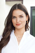 Load image into Gallery viewer, Lyra Horsebit Earrings Navy
