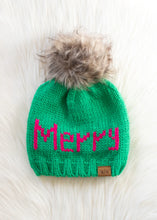 Load image into Gallery viewer, Merry Pom Hat

