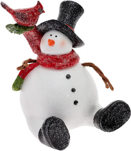 Cheerful Resting Snowman