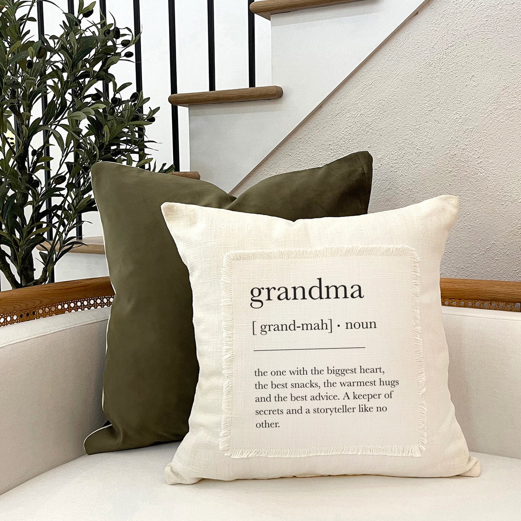 Grandma Definition Pillow
