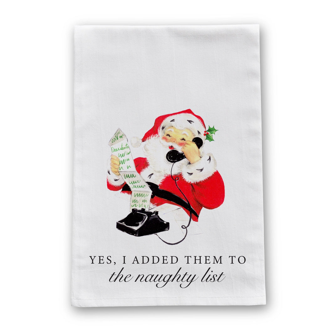 Added To Naughty List Towel