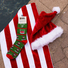 Load image into Gallery viewer, Bottoms Up Bourbon Christmas Socks
