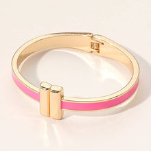 Load image into Gallery viewer, Setting The Bar Bracelet Pink
