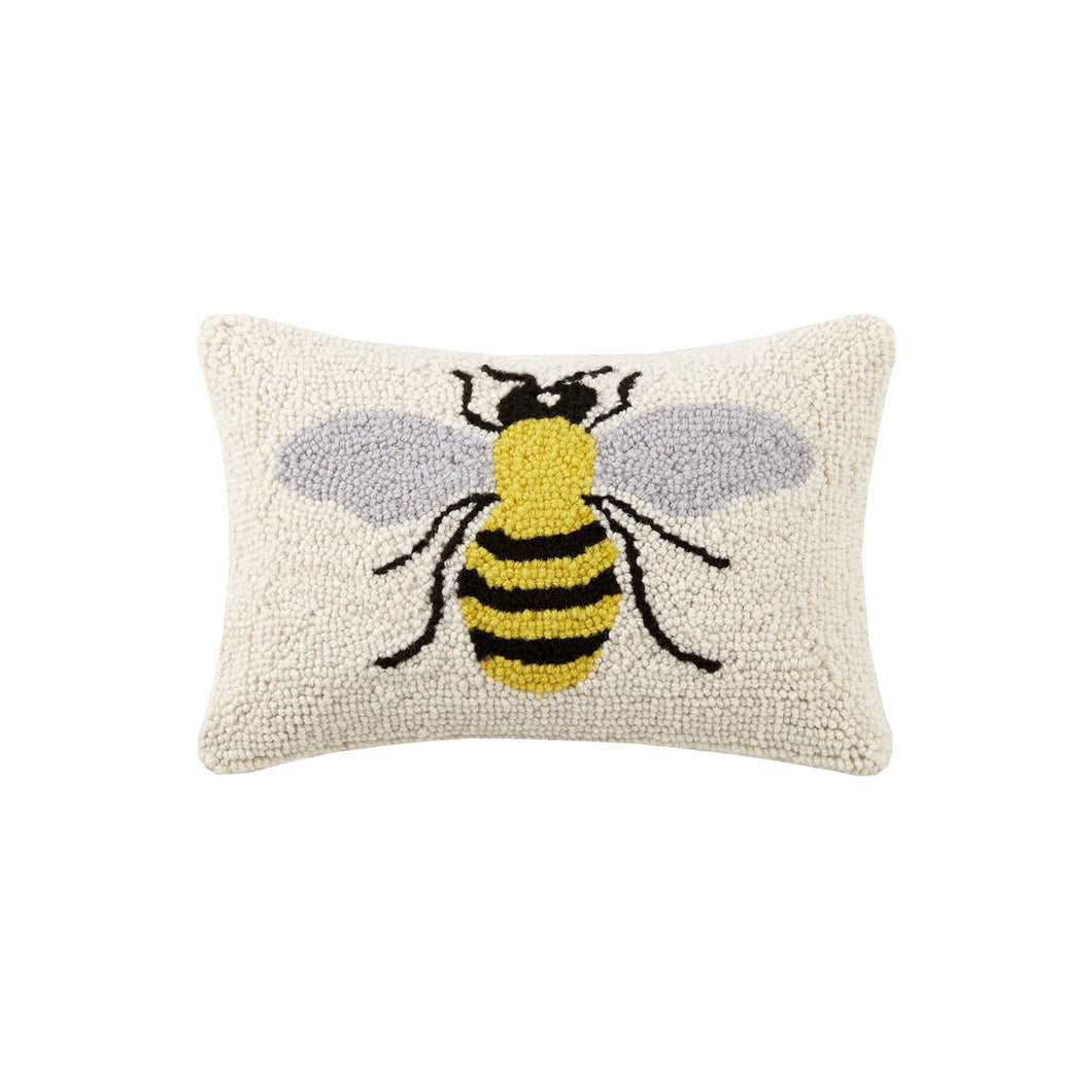 Bee Hooked Pillow