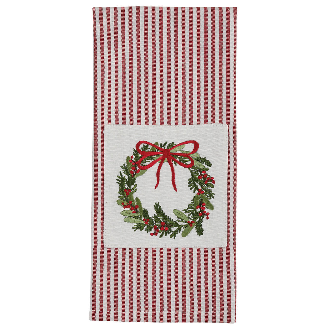 Christmas Wreath Towel