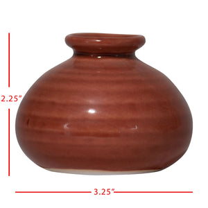 Teagan Bud  Vase Rust