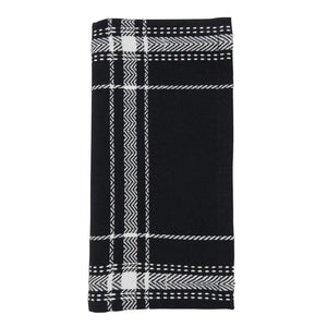 Black Plaid Napkin
