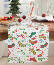 Load image into Gallery viewer, Christmas Stocking Table Runner
