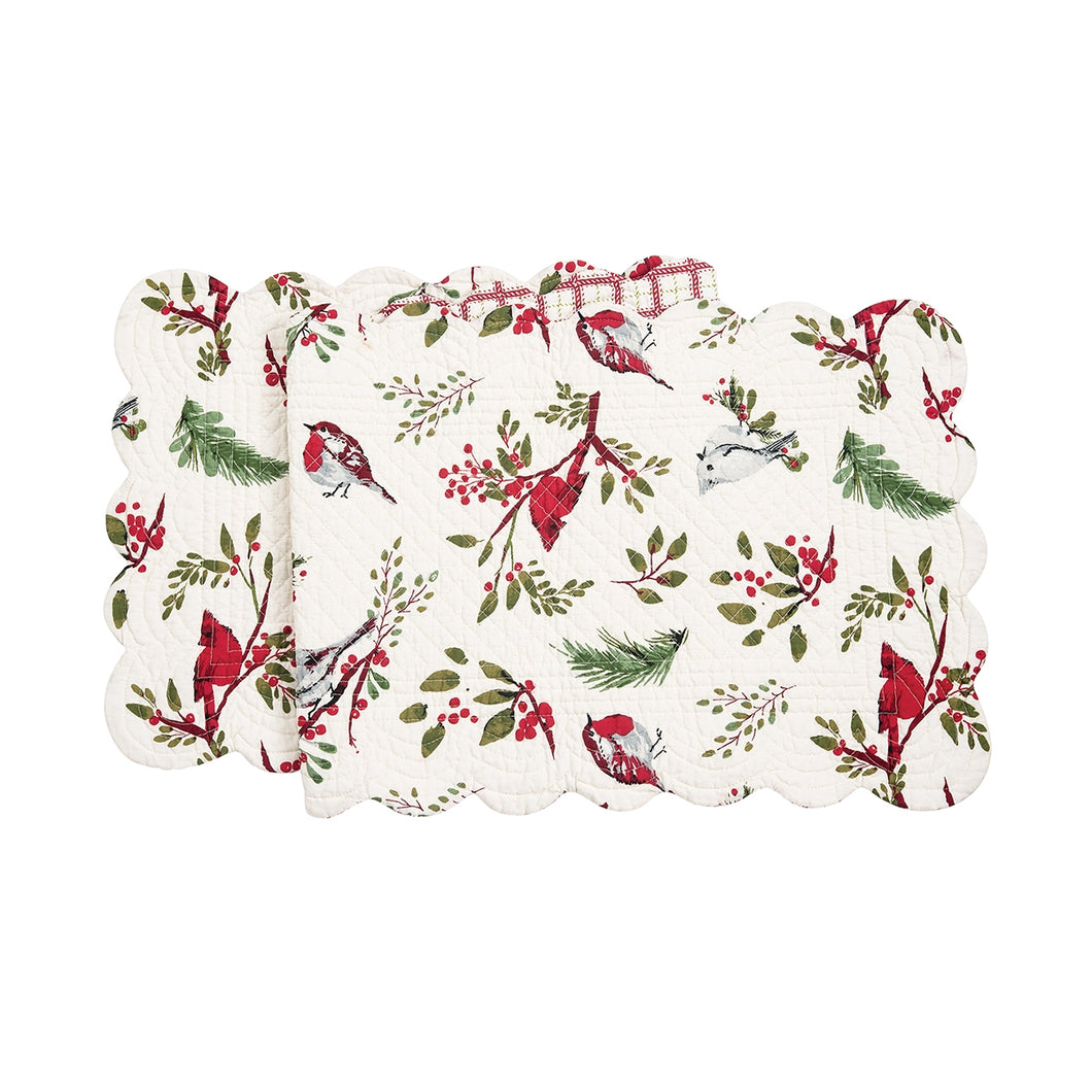 Sprig Birds Table Runner