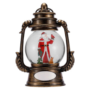 Santa Snow Globe Ornament