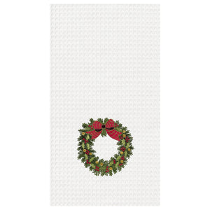 Holiday Wreath Towel