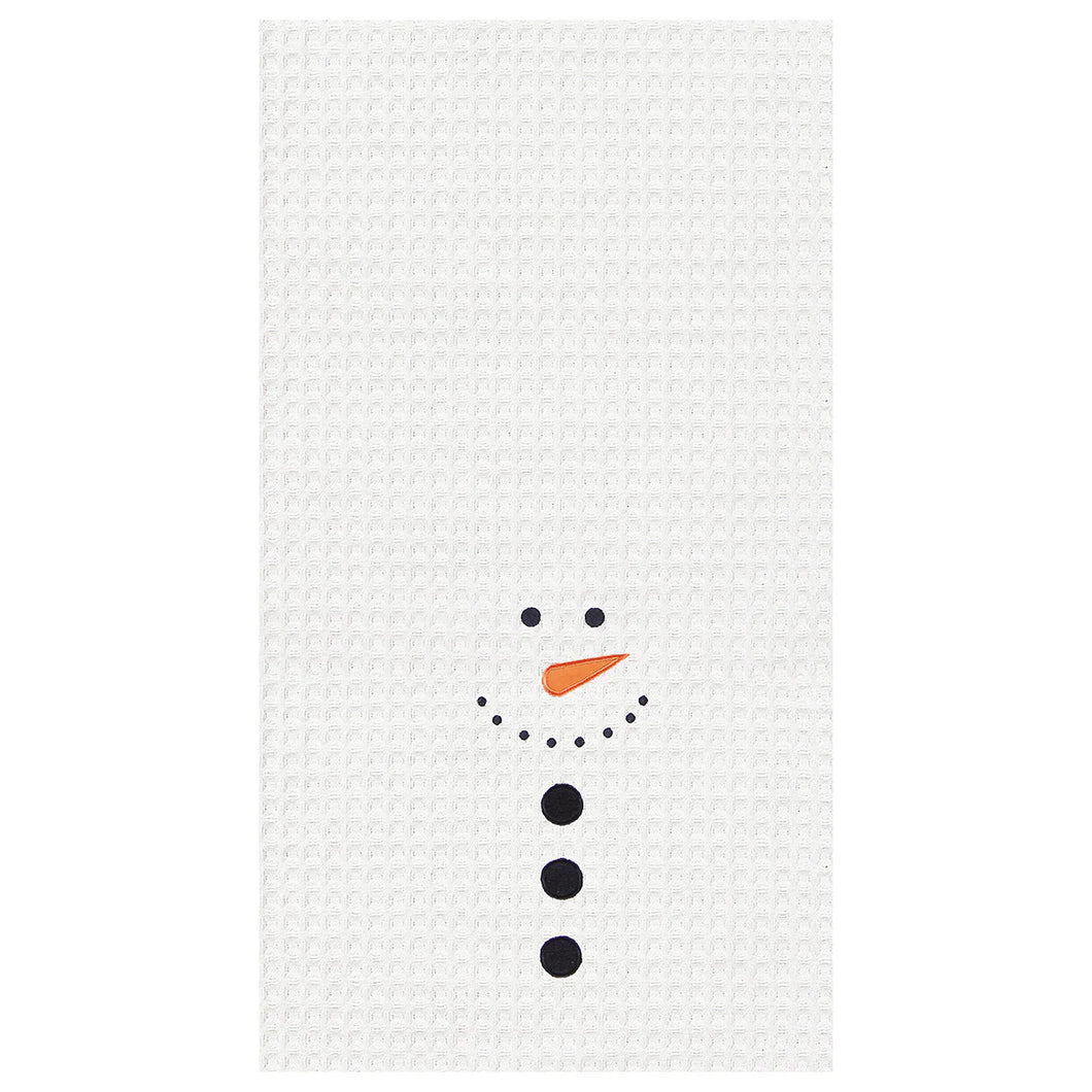 Snowman Face Towel