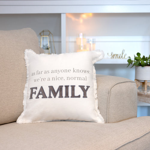 Nice Normal Family Pillow